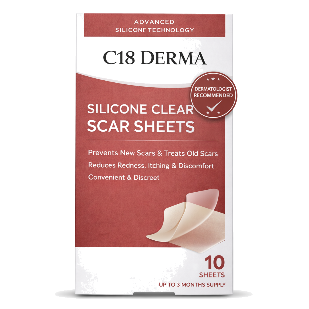 100% Medical Grade Silicone Scar Sheets